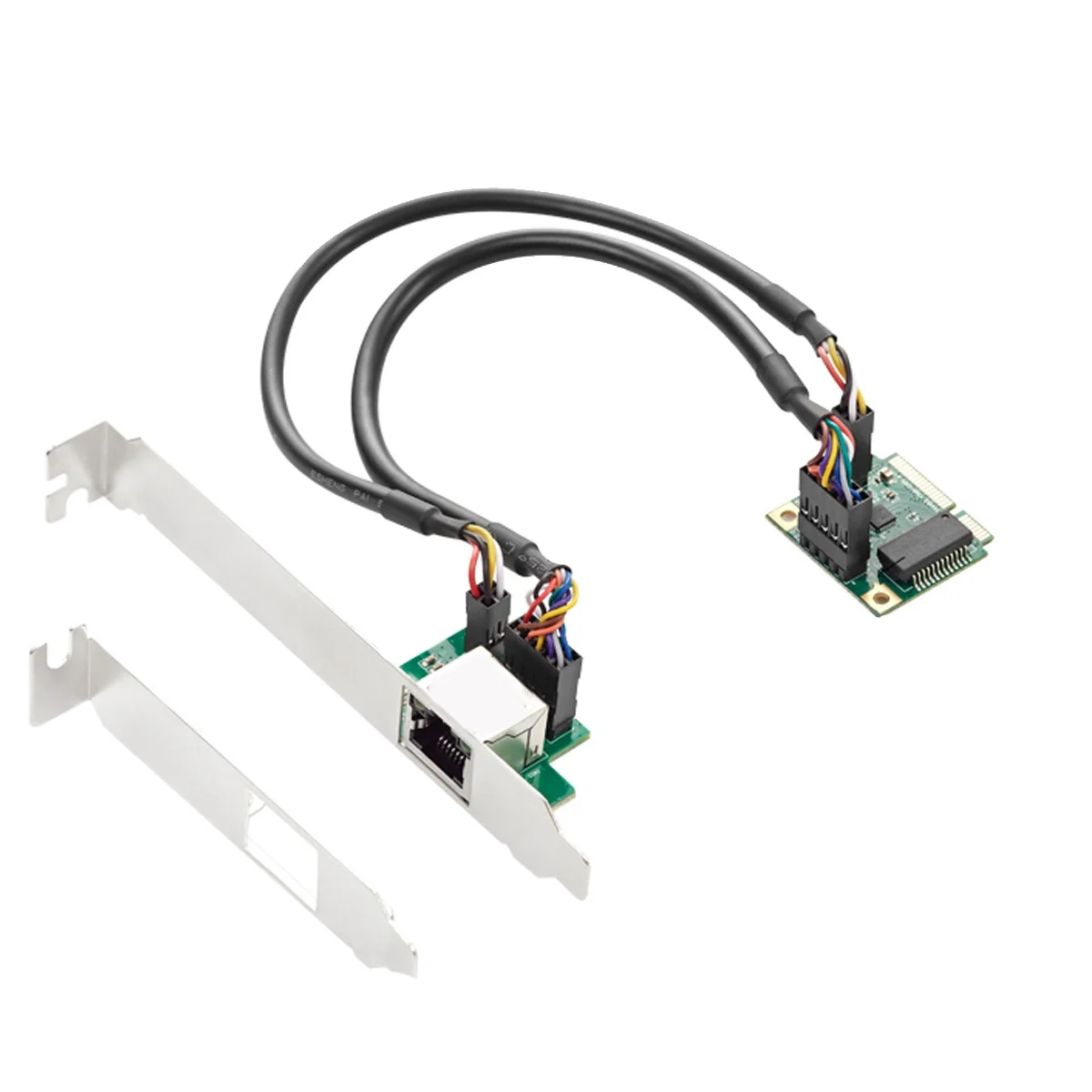

Mini PCIE Gigabit 1000M Wired Network Card Ethernet Single -Network Single Mouth RJ45 Free RTL8111H Chip