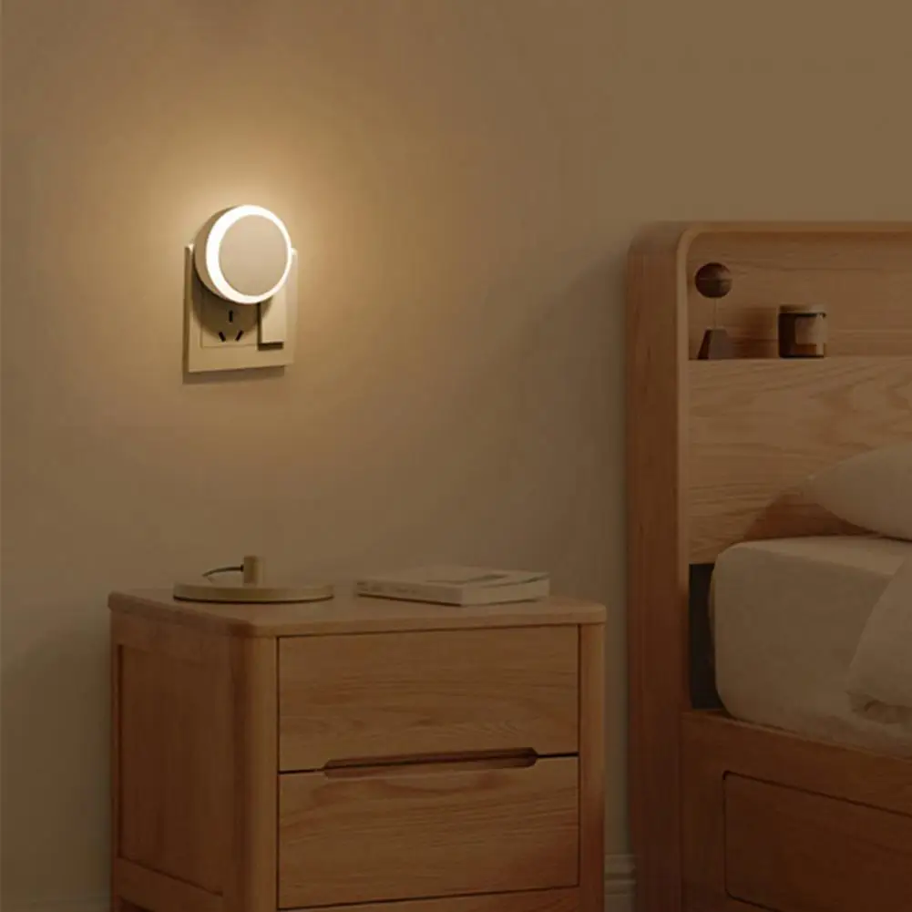 

Useful LED Wall Lamp 220V/0.3W Light Sensor Lamp Flicker Free Illumination Light Sensor Control Wireless Mini LED Lamp