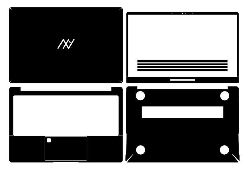 Виниловая наклейка для ноутбука из углеродного волокна, защитная наклейка, чехол для Machcreator 14 14 