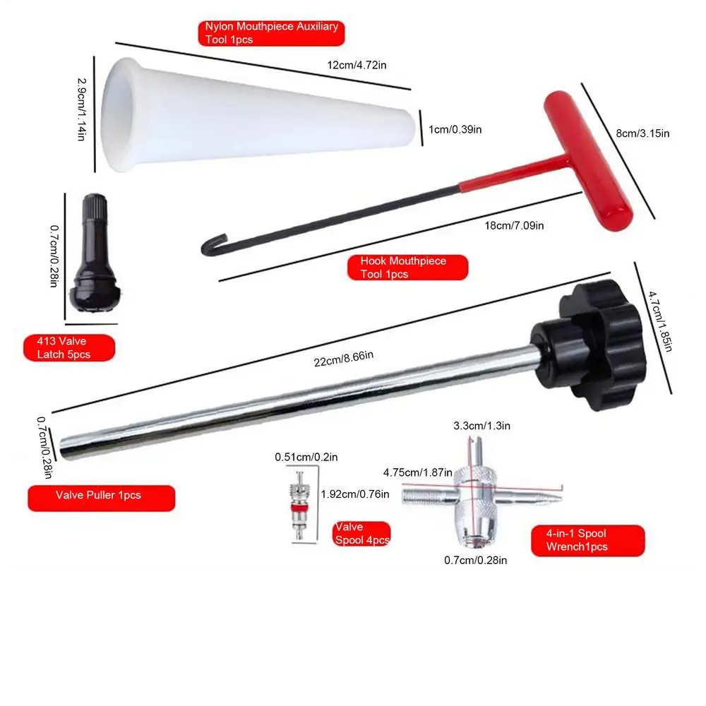 

Набор Для Быстрого Ремонта Шин: 13 Предметов