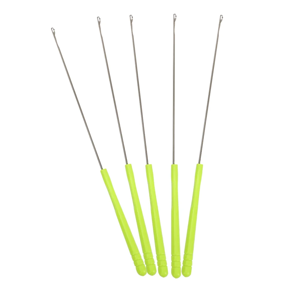 5 шт. иглы для вязания крючком наборы плетения свитера волос взрослых инструмент