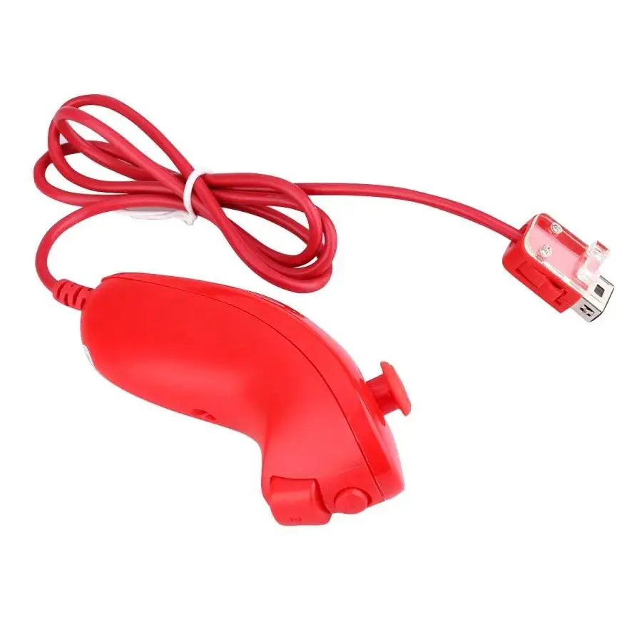 Проводной контроллер Wii Nunchuck джойстик геймпад для Nintendo игровой ручной аксессуары