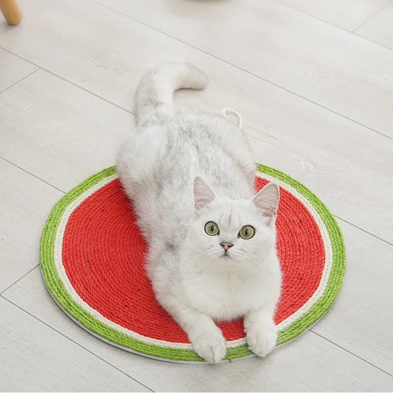 

KISSURPET Sisal Cat Scratcher Board Mat Toy Soft Bed Mat Claws Care Pet Toys Scratching Post Toys Cat Grinding Nail Pad