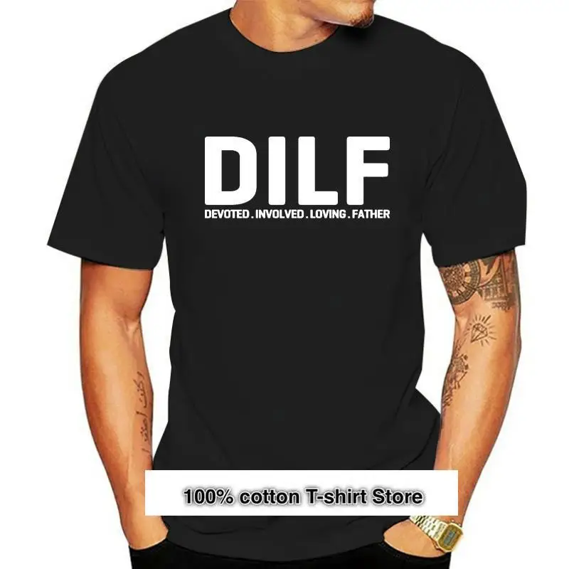 

DILF-camisetas de la serie de vacaciones del Día del Padre, 100% algodón