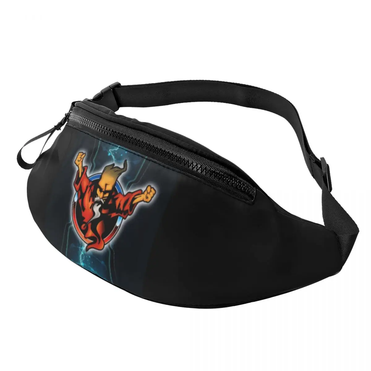 

Casual Thunderdome Breaking Hardcore Gabber Fanny Pack Music Festival Crossbody Waist Bag for Travel Cycling Phone Money Pouch
