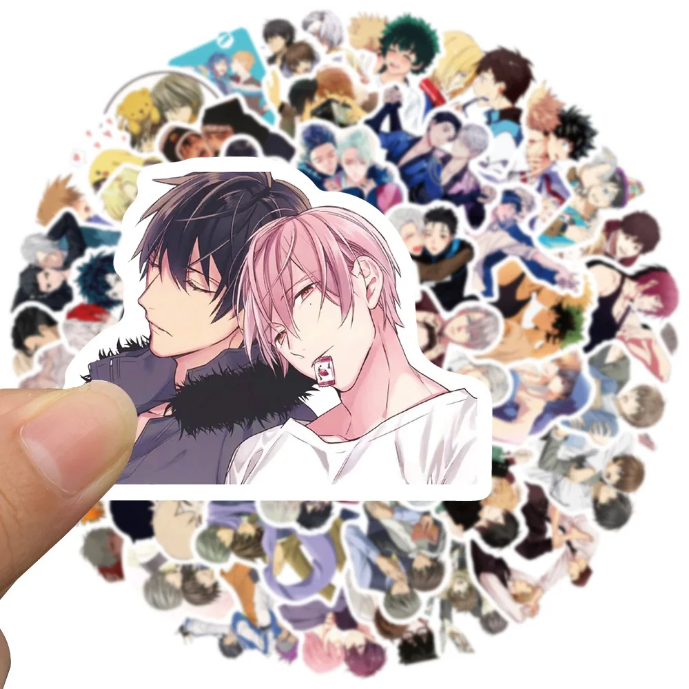 

10/50PCS Game BL; Yaoi Animation Sticker Personalized Graffiti Waterproof Notebook Refrigerator Skateboard Water Cup Wholesale