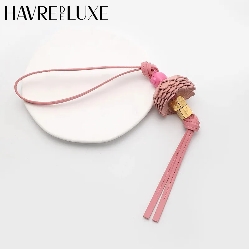 Сумка из воловьей кожи подвеска для сумки веревки ручной работы с цветком милый