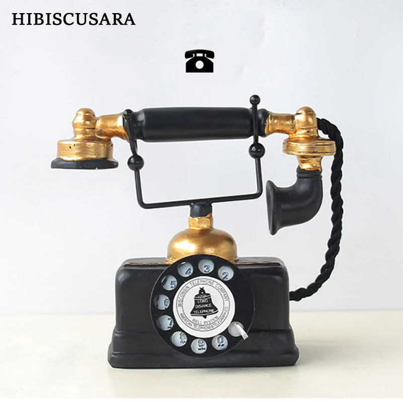 Tradional Telephone Photo Props Infant Photography Prop Accessories Vintage Dial Telephone Decoration Studio Props