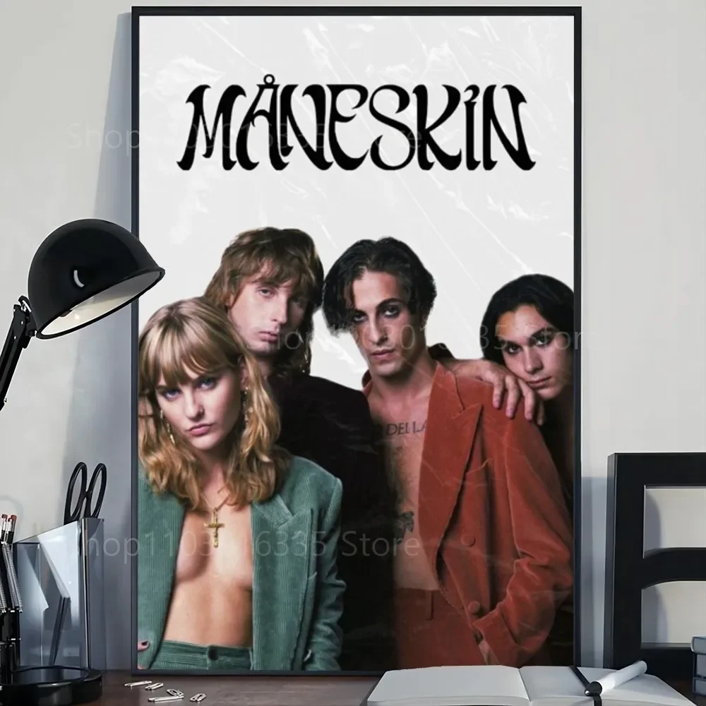 Альбом для рок-группы M-Maneskin Rush Music постер с бумажным принтом дома гостиной