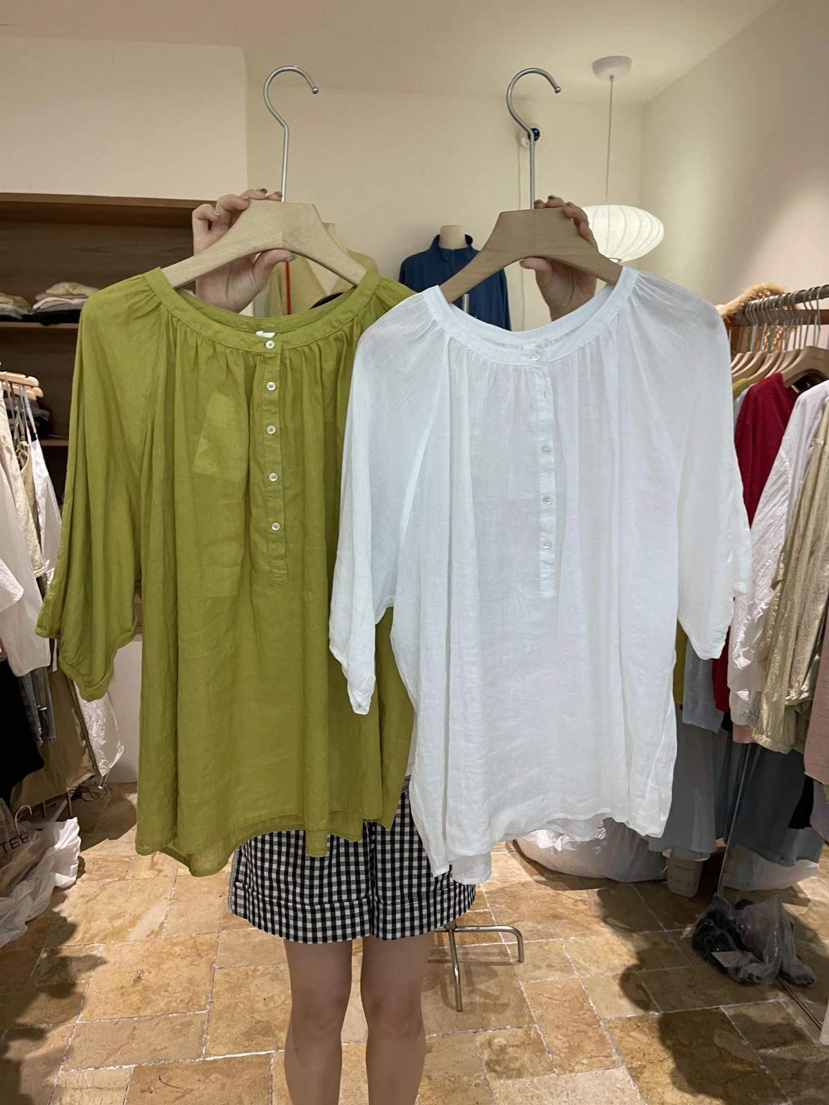 Тринадцать рядов летняя одежда для женщин новинка 2024 милая рубашка с круглым