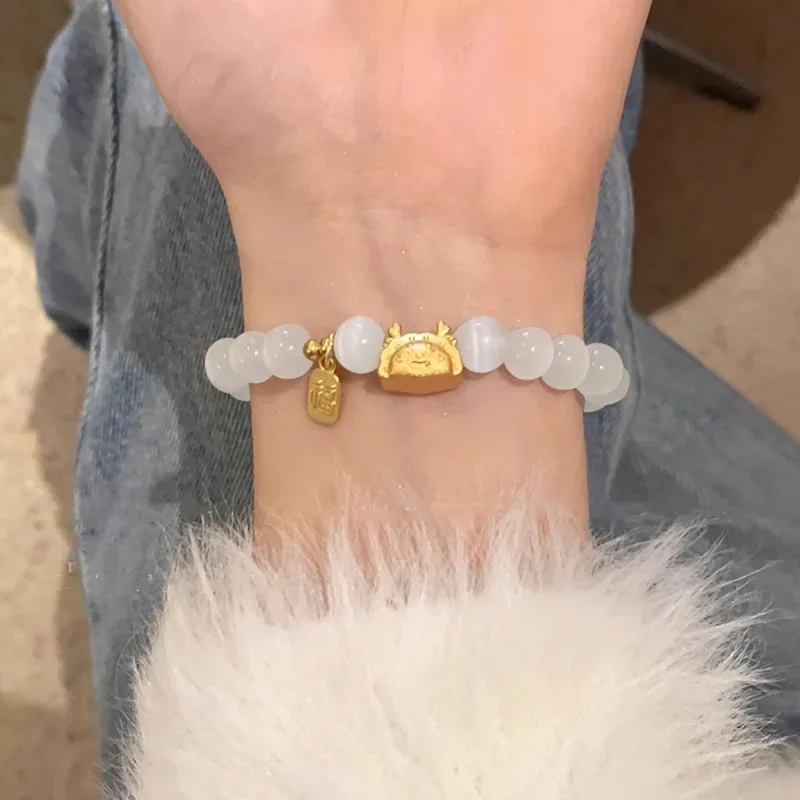 2024 новый роскошный дизайн чувственный браслет из бисера в год дракона женский