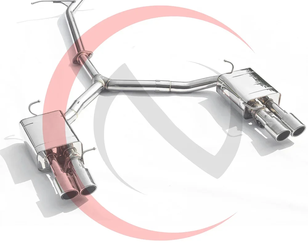 Выхлопная труба Catback из нержавеющей стали 304 для AUDI A4/A5 B8 2 0 T 2017-2022 автомобильная