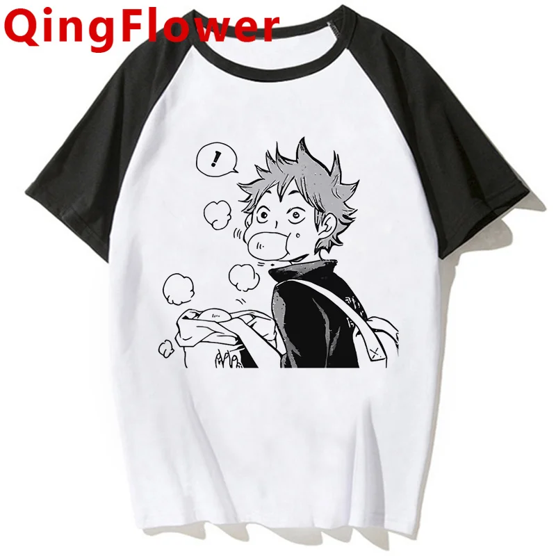 

Летняя футболка Haikyuu Kuroko без корзины, мужская повседневная футболка с эстетичным принтом, белая футболка
