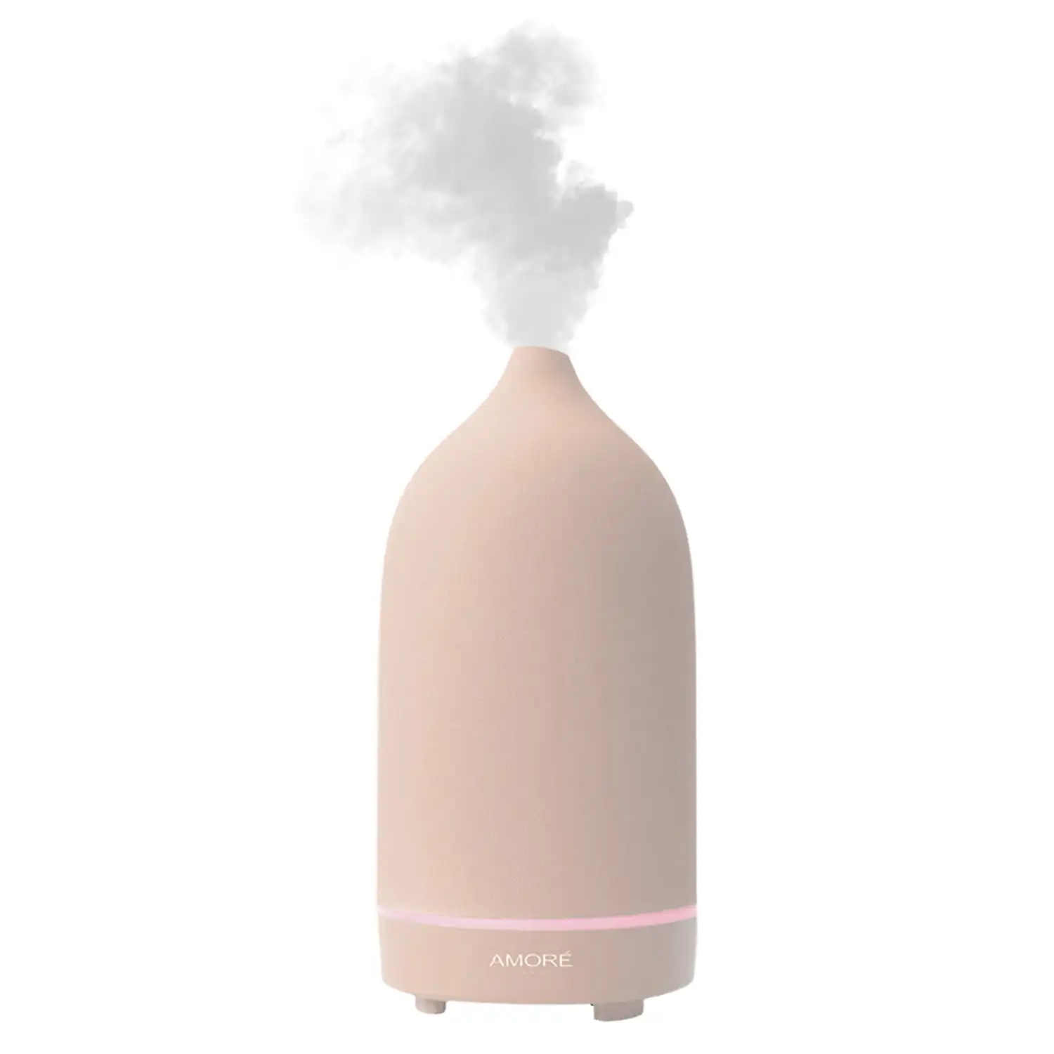 

Air Fresh Pink Ceramic Ultrasonic Aromatherapy Essential Oil Diffuser