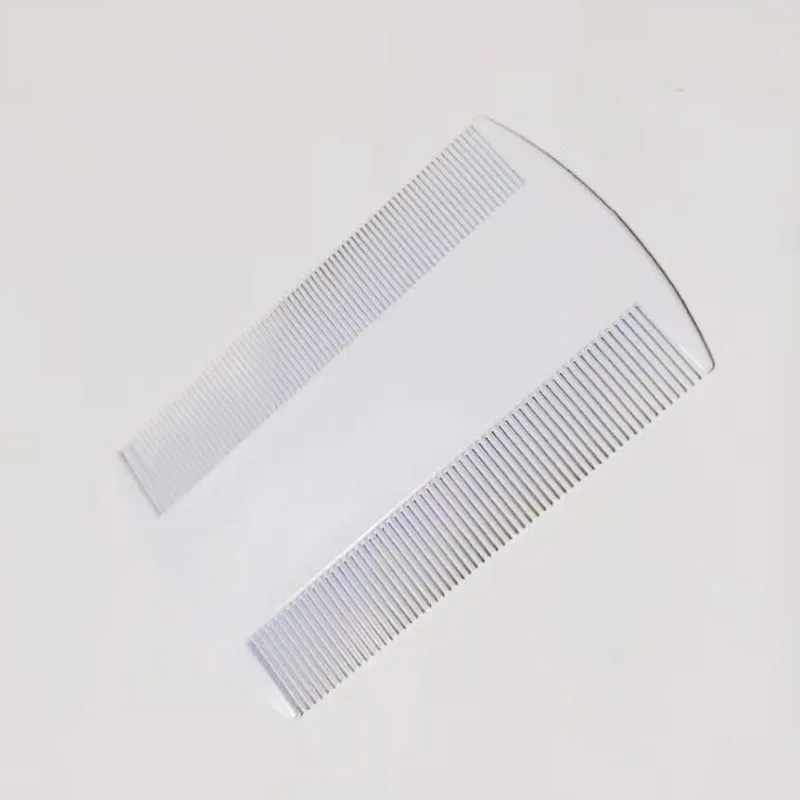 Пластиковые расчески для волос двухсторонние с мелкими зубьями вшей детей собак