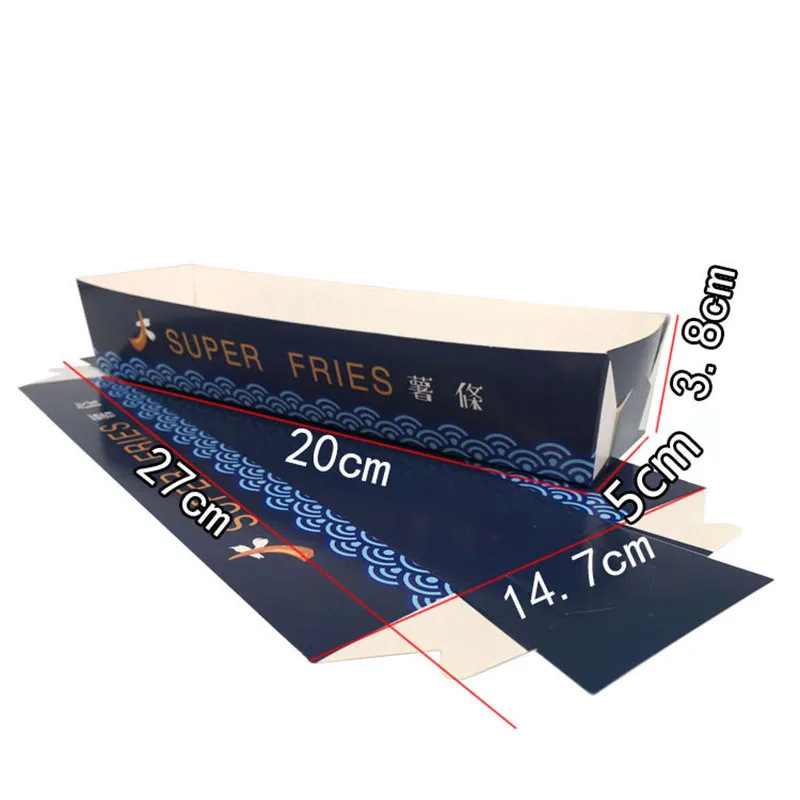 

Бумажные коробки для картофеля фри Y2015