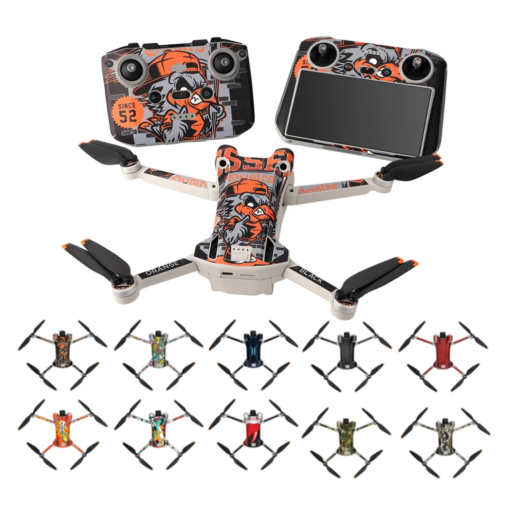 

Mini 3 Pro Dron Protective Film Stickers Waterproof Scratch-proof Decals Full Cover Skin for DJI Mini 3 Pro Drone Accessories