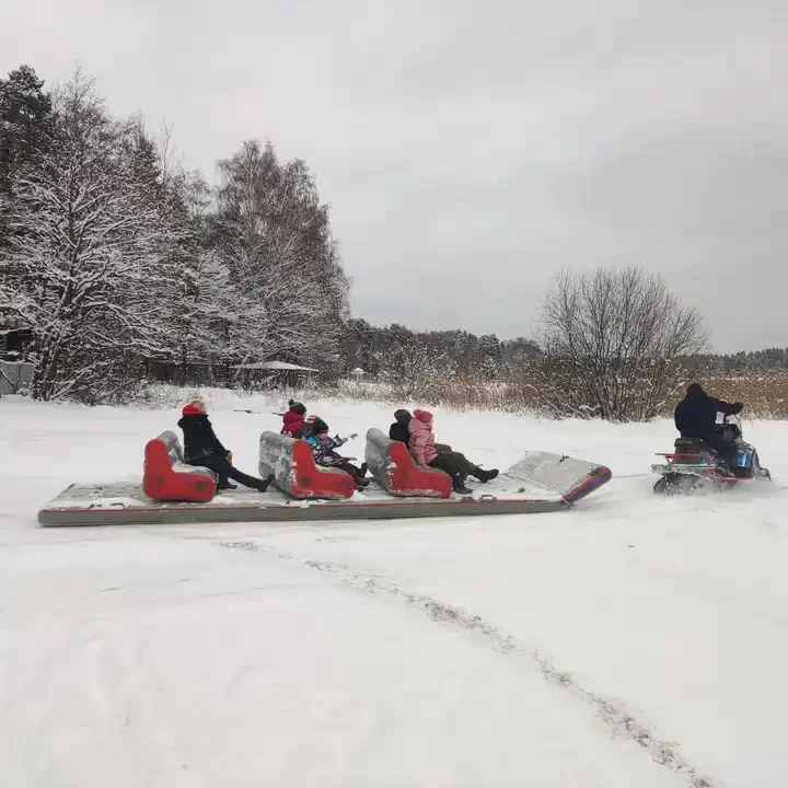 Заводская розетка уличные зимние забавные надувные сани для снега санки весла с