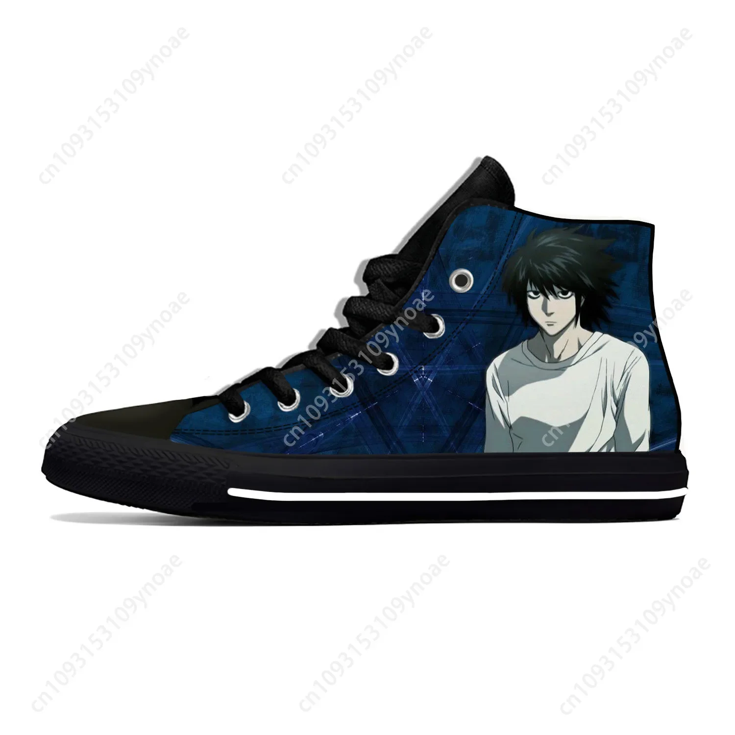 Японское аниме Манга мультфильм Death Note L Lawliet повседневная тканевая обувь с
