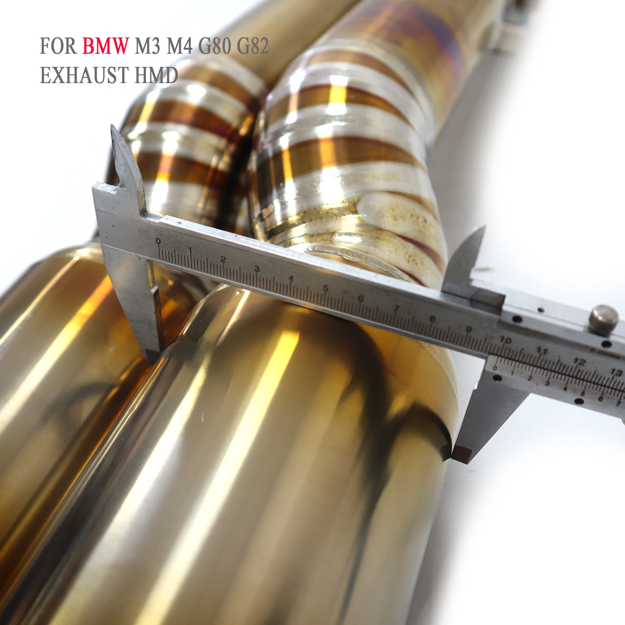 Титановая выхлопная система HMD Performance Catback для BMW M3 M4 G80 G82 3 0T глушитель с клапанами