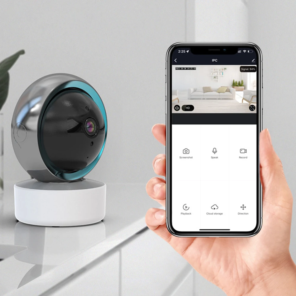 

Wireless Remote Night-Vision Camera Household Smart Infrared Cordless Camera For Children's Room