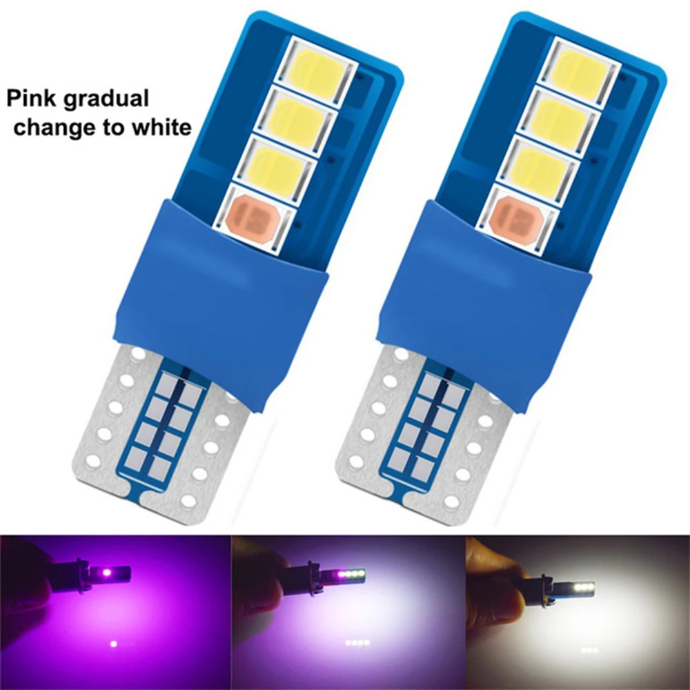 

T10 8-SMD2835 мультибелые Led лампы, автомобильные светодиодные лампы со сменной цвета, T10 W5W 194 168