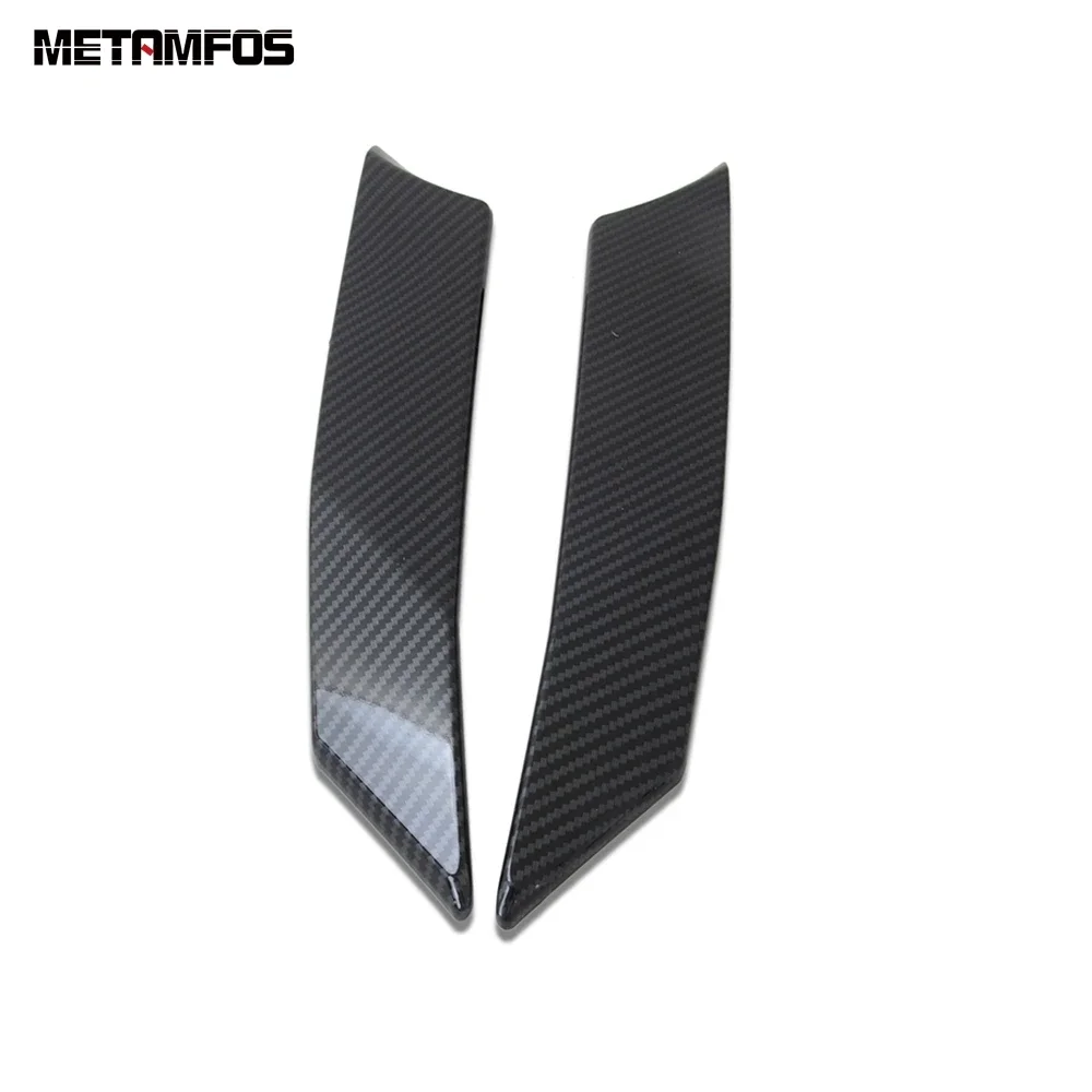 

Для Toyota Rav4 Rav 4 2019-2024 2025, заднее окно из углеродного волокна, боковая стойка, спойлер, накладка, внешние аксессуары, Стайлинг автомобиля