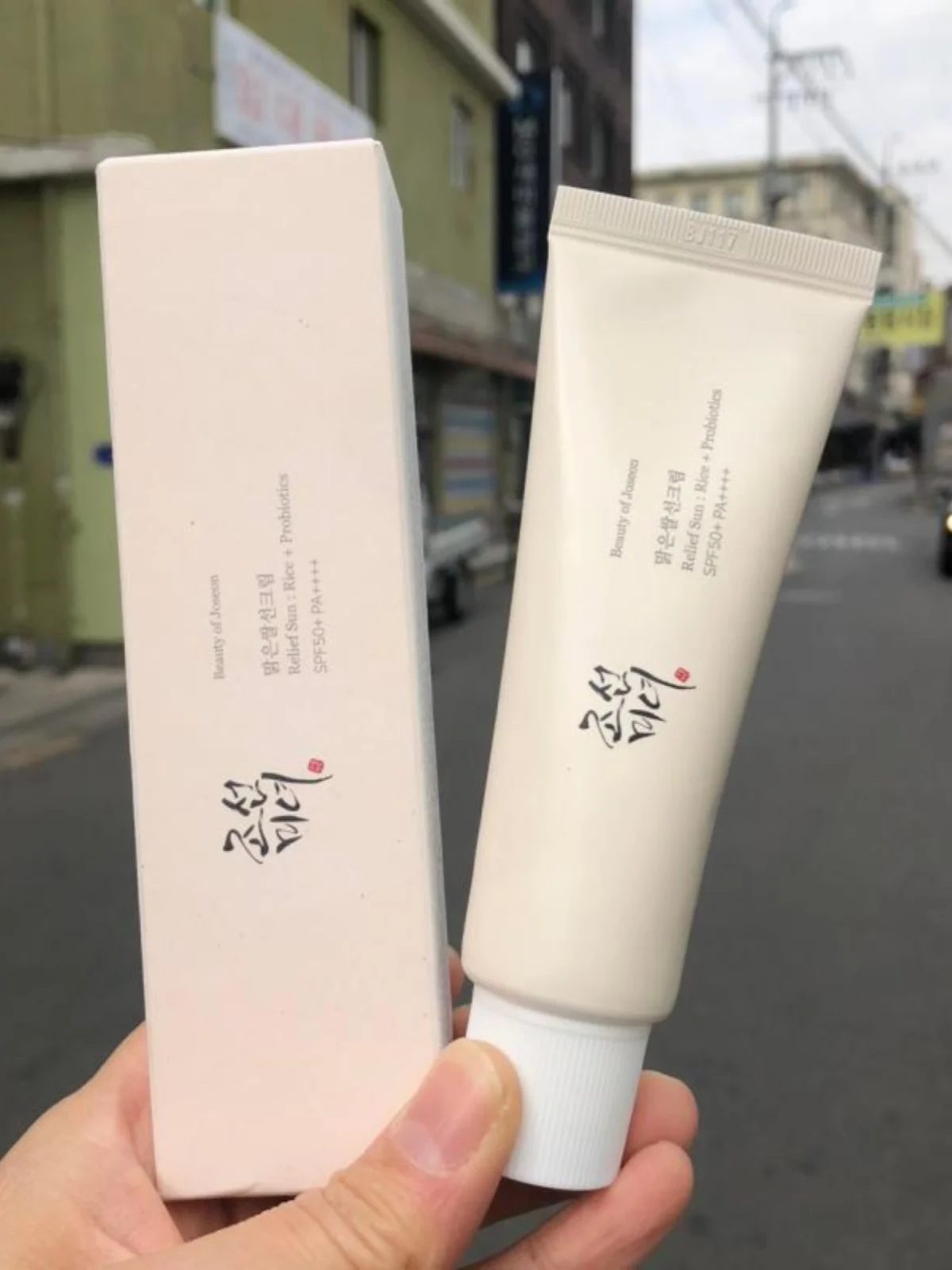 

BEAUTY OF JOSEON RELIEF SUNSCREEN : RICE + PROBIOTICS SPF50+ PA++++ 50ML RELIEF SUN LIGHTWEIGHT AND CREAMY ORGANIC SUNSCREEN