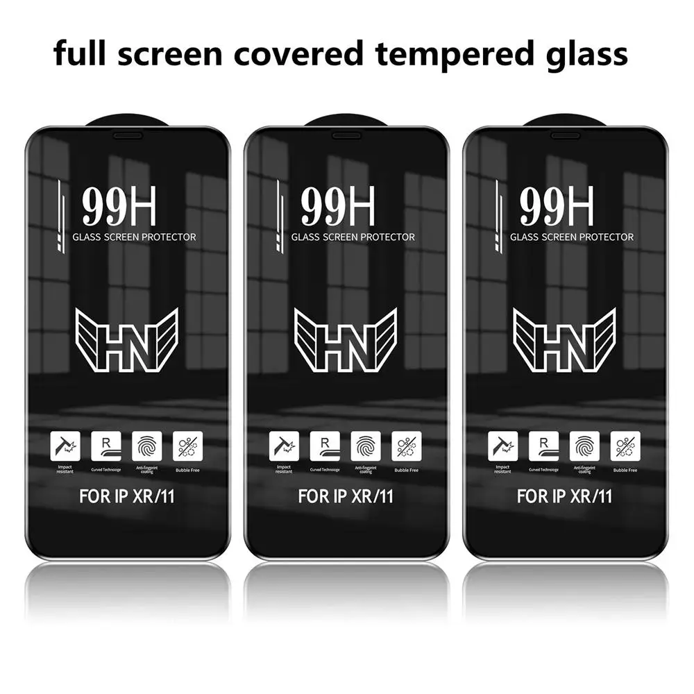 20pcs/lot 99H Hardness Full Body Curved screen Tempered Glass screen protector For IPhone 6 7 8 Plus X XR Xs max 11 12 13 14