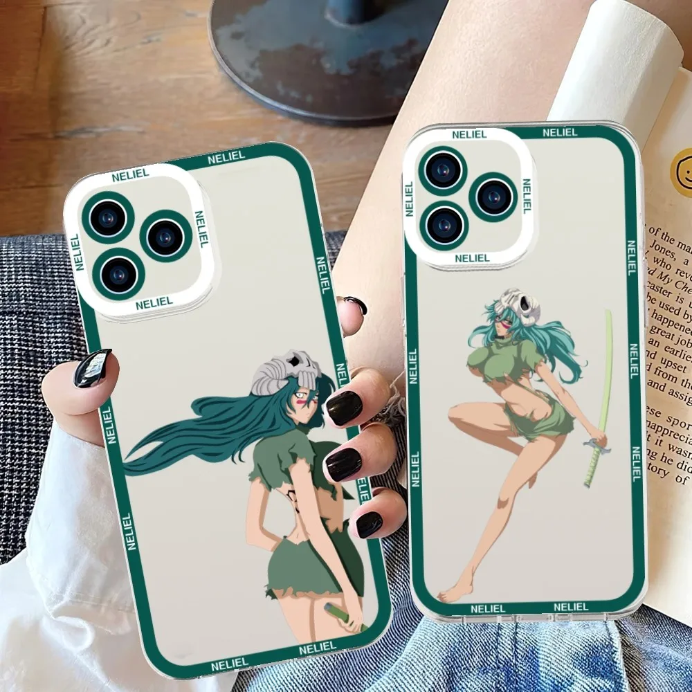 Чехол для телефона Neliel Tu Oderschvank отбеливатель для iPhone 11 12 Mini 13 14 Pro Max прозрачный чехол