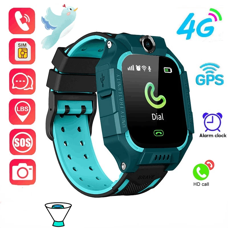

New Children's Watch Smart Location Waterproof Voice Video Call Smart Watch with GPS, Multi Language and Cheap Watch