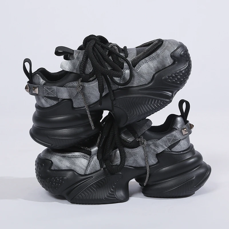 

Женские кроссовки, новинка осень-зима 2023, повседневная обувь на массивной платформе, увеличивающая рост, спортивная обувь, женская прогулочная обувь на весну