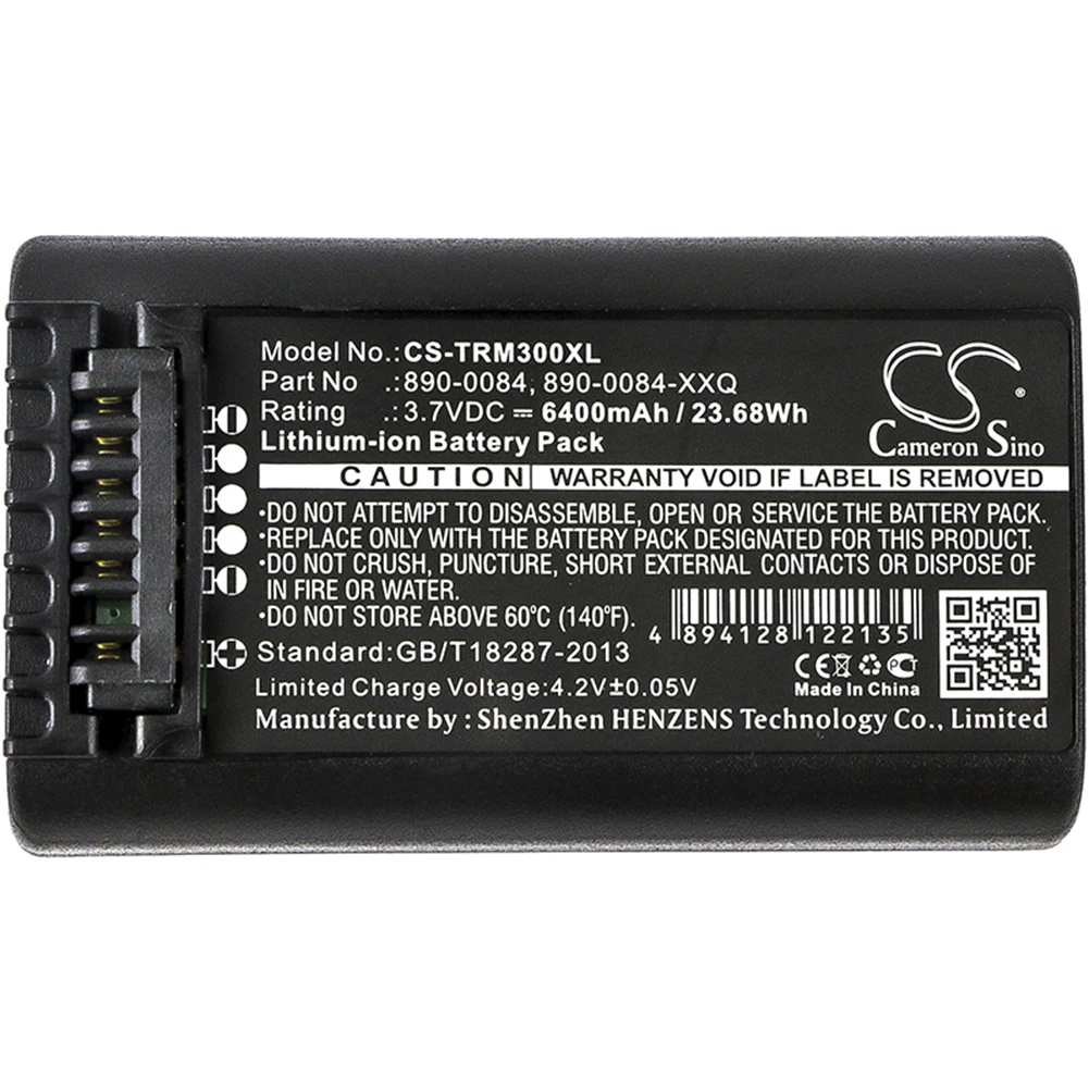 

Cameron Sino 6400mA Battery for Trimble Nomad 1050B,Nomad 1050B Numeric Key,Nomad 1050L,Nomad 1050L Numeric Key