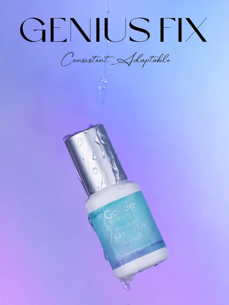Gollee новейший клей Genius Fix всепогодный для наращивания ресниц в мире 0 5 с быстрая