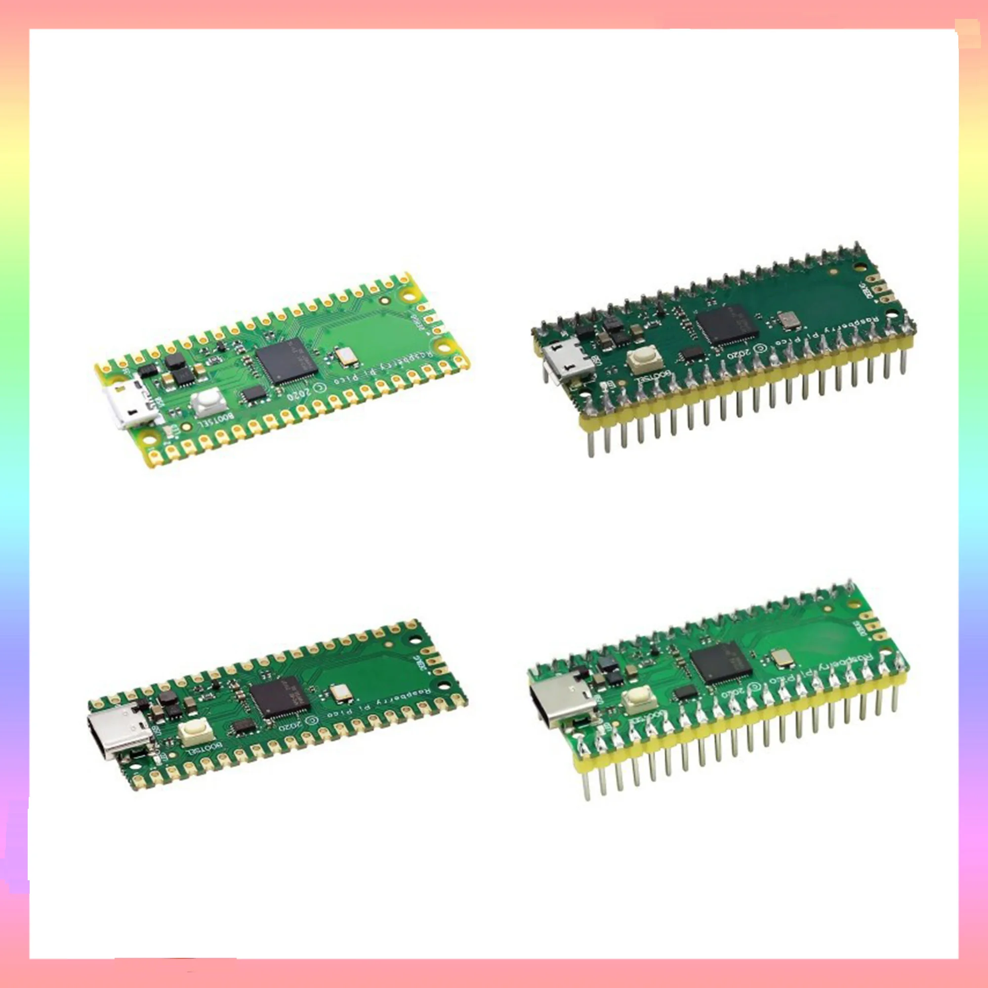 Pi Pico Board RP2040 Официальный двухъядерный микроконтроллер Raspberry ARM 264 КБ с гибким