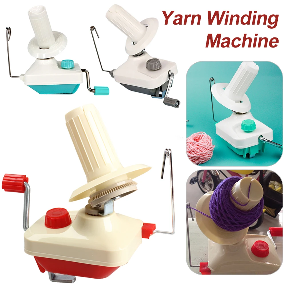 

Swift Yarn Winder Fiber String Ball Wool Winder Holder Hand Operated Winder Sewing Tools Winding Machine with Plastic Shaft