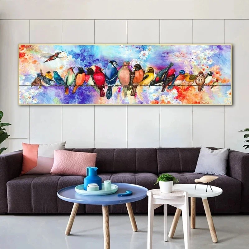 Настенный ретро-постер большого размера с абстрактным изображением животного