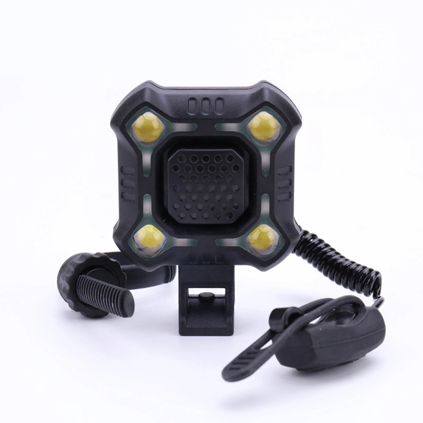 

2 In 1 Bike Headlight Electric Horn Waterproof Rechargeable Alarm Bicycle Lamp