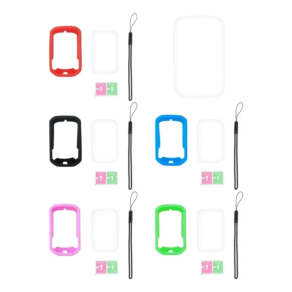 Силиконовый чехол для Bryton Rider R420 R320 с закаленной пленкой HD стильное и защитное