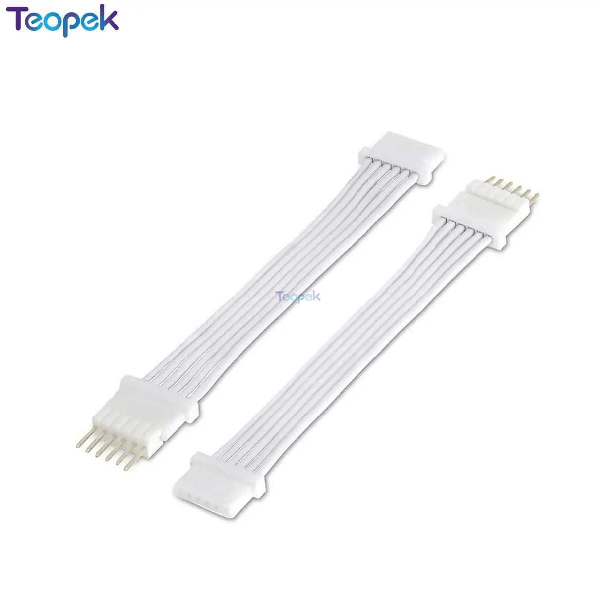

30 см, 1 м, 2 м, 3 м, 5 м, 6-контактный удлинительный провод для Philips Hue Lightstrip Plus V4, белый микро 6-контактный светодиодный соединительный кабель