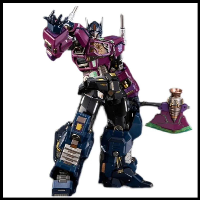 

2022 New 25Cm Transformers Alloy Purple Optimus Prime Collectible Anime Games Action Figure Model Toys Children Birthday Present