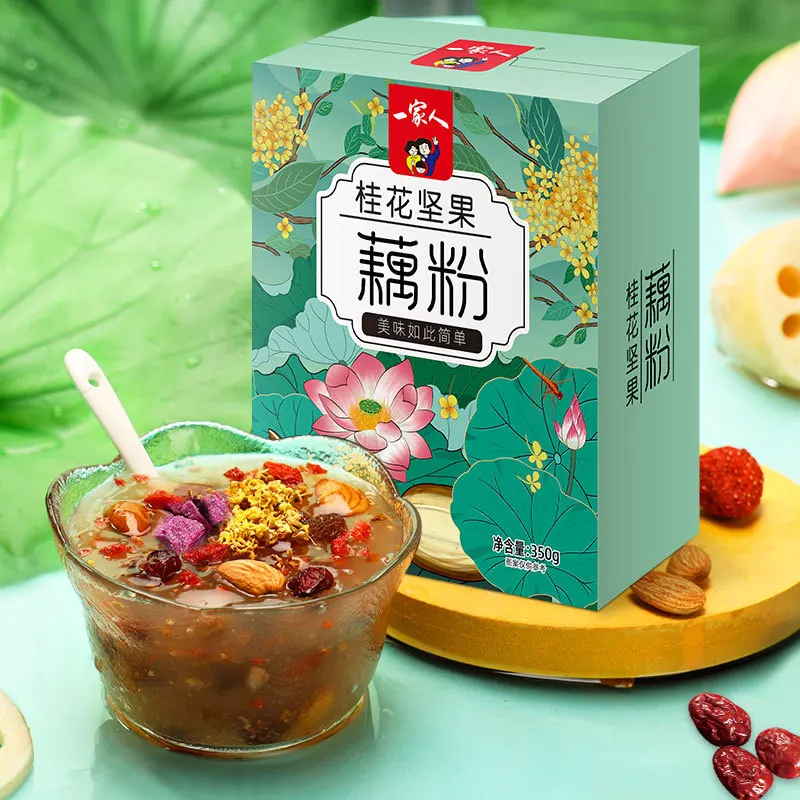 

Osmanthus, chrysanthemum, орех, корень лотоса, суп из крахмала 350 г/банка чайник