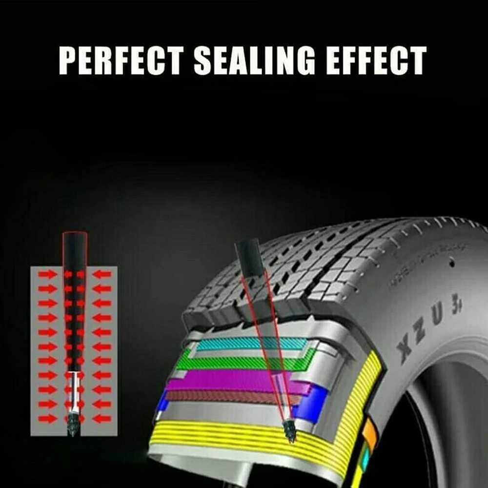 

No Air Leakage Lossless Self-tire Repair Tire Film Repair Tire Nai No Damage To Tires 5 Mm Suitable 50g High Wear Resistance
