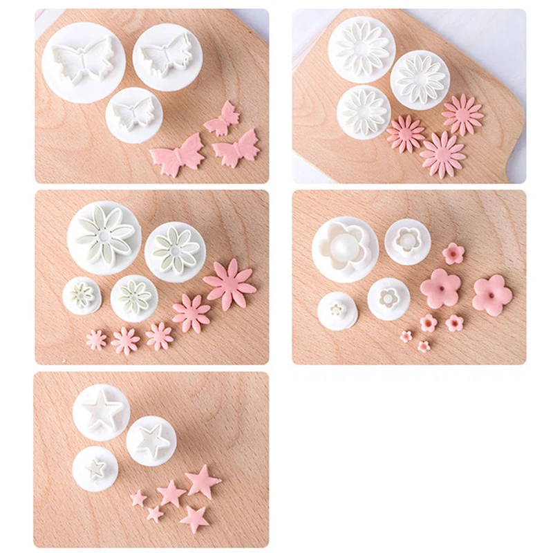 33pcs/set Embossing Mold Full Set For Baking Cake Decorating Tools Kitchen Pastry Accessories Utensils |