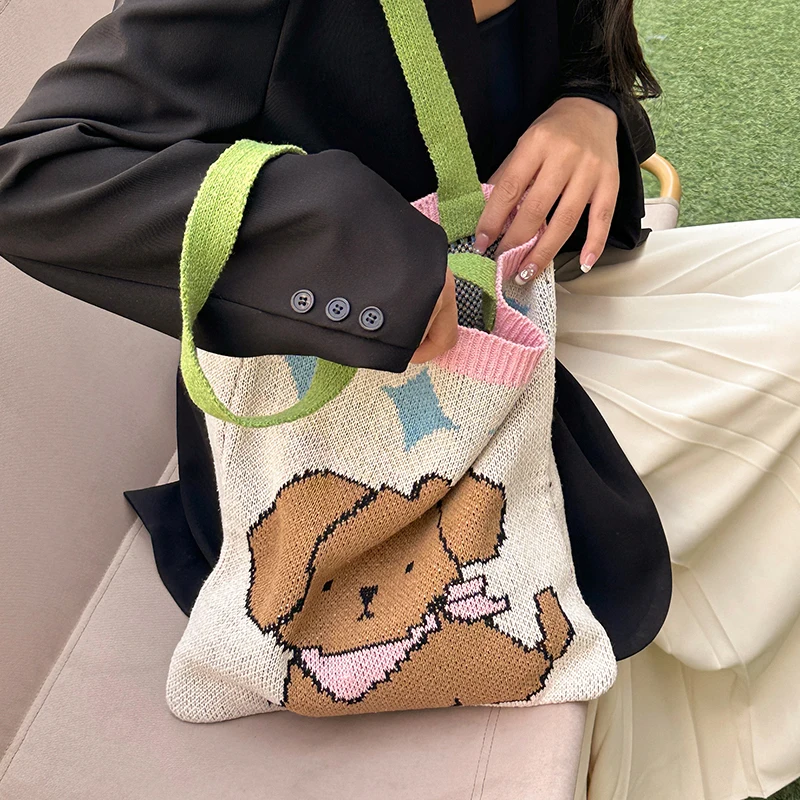 Luxury Designer Handbag 2023 Knitted Shoulder Tote Bag Woven Tote Bag Shoulder Underarm Bag Women's Bag