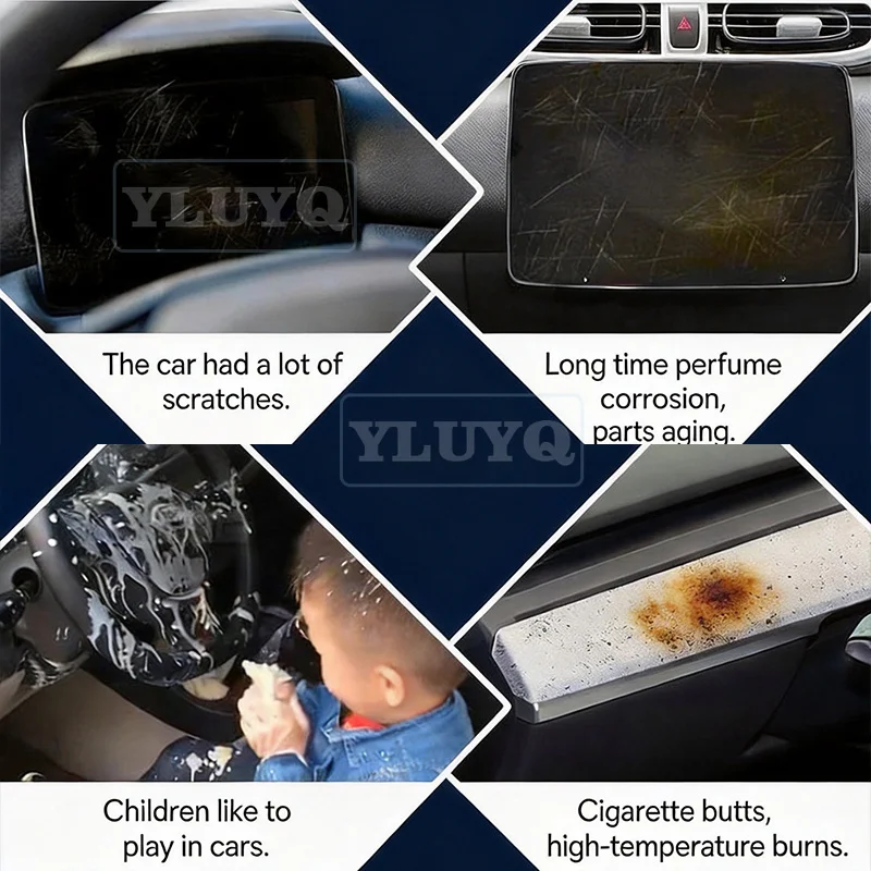 Фото Для Geely COOLRAY 2022 2023 2024 / Geely Binyue Cool: Защитная пленка из ТПУ для центральной консоли и панели переключения передач, аксессуары для интерьера автомобиля, защита от царапин №4