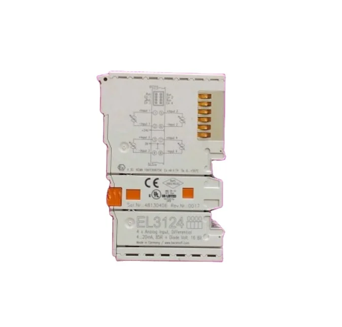 

beckhoff EL3124 4-channel analog input terminal 4...20 mA, differential input, 16 bit