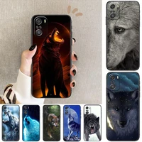 the wolf for xiaomi redmi note 10s 10 9t 9s 9 8t 8 7s 7 6 5a 5 pro max soft black phone case