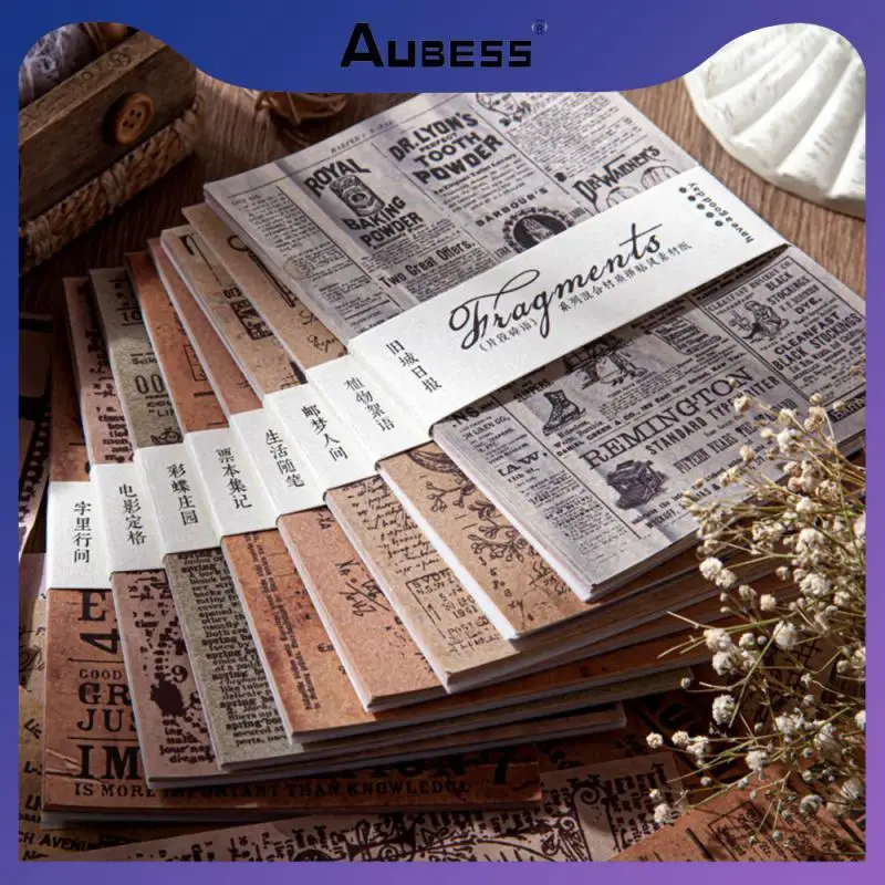 

Butterfly Manor Decorate Rip It Apart Material Paste Rich Patterns Collage Notebook Vintage Old Town Daily Notebook Structured
