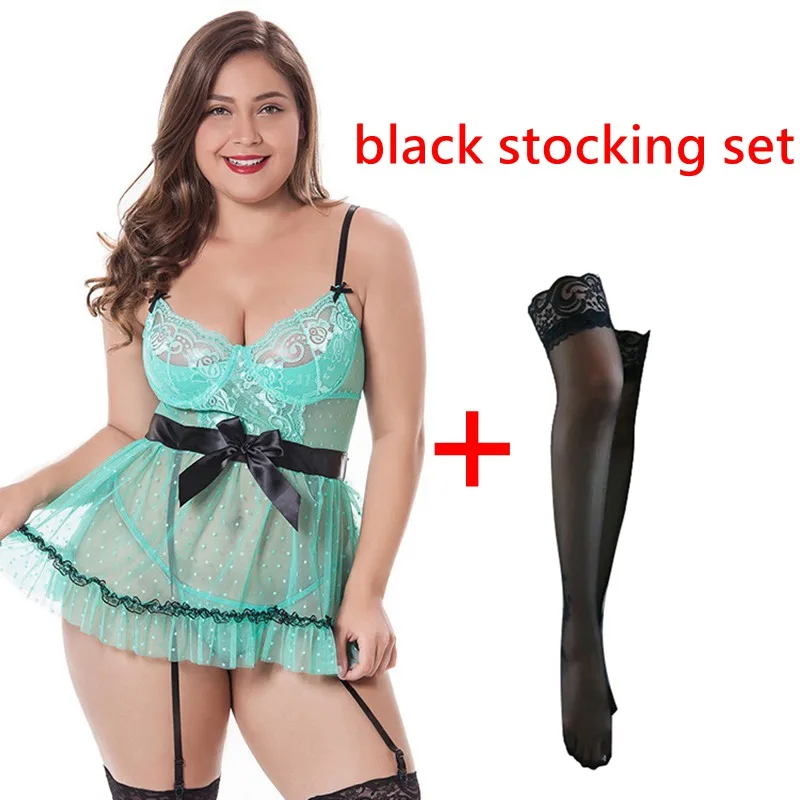 

Sexy Lingerie Women Crotchless Sleepwear Pajamas Lace Night Dress Erotic Costumes Exotic Female Underwear Nightgown G-string